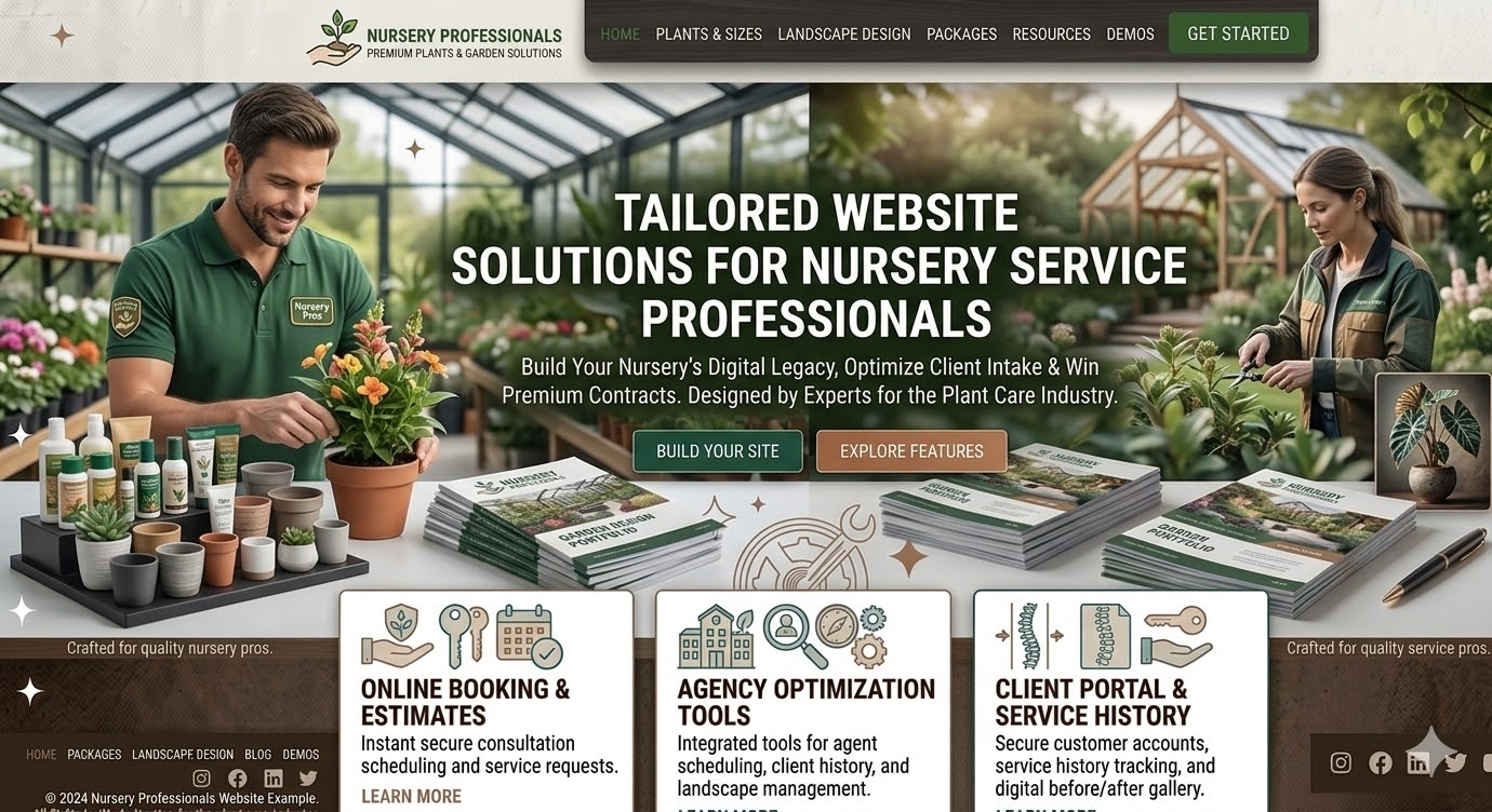 Nurseries Website Preview